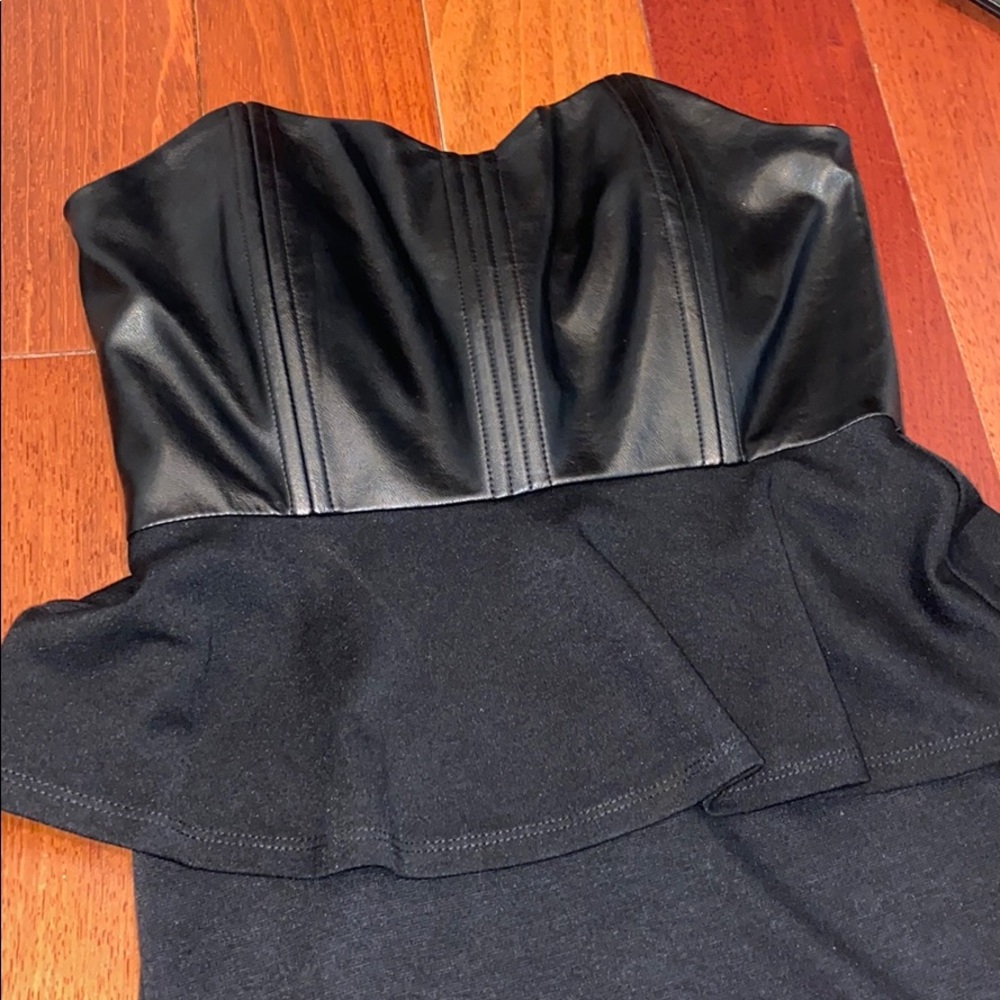 🖤 REVOLVE Vegan Leather Dress - Picture 5 of 7